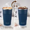 Aolieh Thermo Mug Tazza da viaggio in acciaio inox Tazza da Anteprima dell’immagine prodotto 3