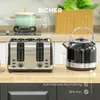 Sada rýchlovarnej kanvice a hriankovača HOMCOM, 7 stupňov Náhľad obrázku produktu 7