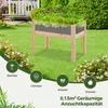Vyvýšený záhon COSTWAY 130L s drenážními otvory a Náhled obrázku produktu 4