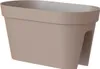 ARTEVASI, Blumentopf Capri, Kunststoff, Taupe, für Produktbild-Vorschau 1