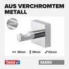 tesa Handtuchhaken Haken selbstklebend Wandhaken ohne Produktbild-Vorschau 3