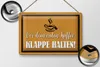 Blechschild Spruch 30x20cm vor ersten Kaffee Klappe halten Produktbild-Vorschau 3