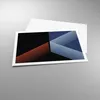 Poster - Poster ohne Rahmen - Abstraktion Schwarz Blau - Produktbild-Vorschau 3