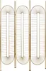BELIANI Raumteiler Gold Eisen 135 x 170 cm 3-Teilig Produktbild-Vorschau 1