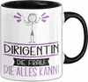 Dirigentin Geschenk Tasse Becher Die Frau Die Allen Kann Produktbild-Vorschau 1