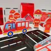 Magnetische Bausteine Feuerwehr 48 Teile – Magnetic Tiles Produktbild-Vorschau 10