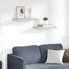 vidaXL Závěsné police 2 ks. Betonově šedá 50x23x3,8 cm MDF Náhled obrázku produktu 2