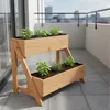 Jardinière verticale Relaxdays, 2 bacs à plantes, H x l x P Voir les images du produit 6