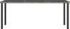 vidaXL Garten-Esstisch Grau 180x70x73 cm Poly Rattan Produktbild-Vorschau 1