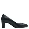A black women's pump shoe is shown in profile against a white background. Náhled obrázku produktu