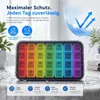 2 x Pillendose Tablettenbox Medikamentenbox Tablettendose 7 Produktbild-Vorschau 4