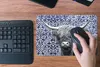 MuchoWow® Mauspad Mousepad Scottish Highlander - Delfter Produktbild-Vorschau 4