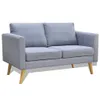 The Living Store Sofa Set 2-Sitzer und 3-Sitzer Stoff Produktbild-Vorschau 3