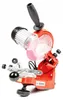 A red electric chainsaw sharpener on a white background. Podgląd zdjęcia produktu