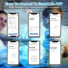 Inteligentny głośnik muzyczny WIFI Bluetooth LED projektor Podgląd zdjęcia produktu 8