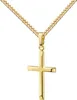 Gold Kreuzanhänger 585 / 14K Echtgold Anhänger für Damen. Produktbild-Vorschau 1