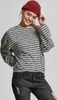Urban Classics Ladies Oversize Stripe Pullover black/white Náhled obrázku produktu 6