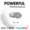 20x AG4 376/377 LR66 SR626 SR626SW 1,5 V PoundMax Alkaline Produktbild-Vorschau 3