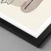 Gerahmtes Poster - Schwarzer Rahmen - Zeichnung einzeilig Produktbild-Vorschau 2
