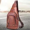 MODFU Sling Bag Leder Schultertasche Brusttasche Produktbild-Vorschau 9