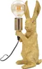 Mauro Ferretti lampe de table lapin E27 13x17x35.5 cm or Anteprima dell’immagine prodotto 1