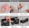A collage of six images showing the steps to install a kitchen sink shelf. Produktbild-Vorschau
