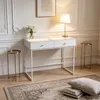 VANITII Coiffeuse avec éclairage LED Blanc 100 x 55 x 81 cm Voir les images du produit 4