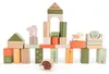 PolarB Wooden Blocks, 2 rok/roky, Dřevo, Vícebarevný Náhled obrázku produktu 1