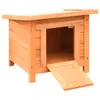 vidaXL Domček pre mačky 50x46x43,5 cm borovicové a jedľové Náhľad obrázku produktu 3