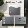 Dizajnová poštová schránka Wiltec V28 z antracitovej a Náhľad obrázku produktu 14