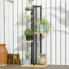 Outsunny 4-patrový stojan na rostliny, nastavitelný 110 cm Náhled obrázku produktu 2