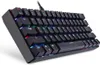 A black mechanical gaming keyboard with RGB backlighting. Podgląd zdjęcia produktu