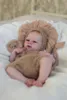 Neugeborene 49 cm Silikon Baby puppen mit offenen Augen Produktbild-Vorschau 4