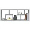 vidaXL Nástenná polica Concrete Grey 36x16x90 cm Drevo Náhľad obrázku produktu 7