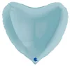 ABC36 Uni Herz 91 cm ø | Blau Pastell Produktbild-Vorschau 1