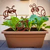 UNUS Garten Deko Gartenstecker Schnecken Metall Rostoptik, Produktbild-Vorschau 3