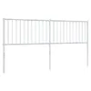 vidaXL Kopfteil Metall Weiß 180 cm -  Kopf- & Fußenden Produktbild-Vorschau 6