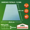 GARDEBRUK® 10x Plaques de polycarbonate creux 6mm Voir les images du produit 5