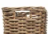 Kobolo Regalkorb Aufbewahrung Korb – Rattan kubu – eckig – Produktbild-Vorschau 5