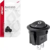 Interrupteur universel noir AMIO-03083 ON-OFF 12V 20A rond Voir les images du produit 5