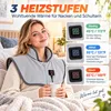 Elektrischer Nackenwärmer mit 3 Heizzonen, USB-Wärmekissen Produktbild-Vorschau 3