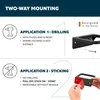 Set da bagno Bremermann SAVONA Softtouch, 2 pezzi, con Anteprima dell’immagine prodotto 6