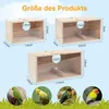 Holz Vogelhaus mit Sichtfenster, Nistkasten Brutkasten Produktbild-Vorschau 7