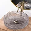 Rea Aufsatzwaschbecken Cristal Grey 39 mit silberem Ring Produktbild-Vorschau 4