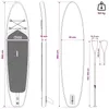 vidaXL SUP Board mit Sitz 2-in-1 APEX 366 x 81 x 15 cm Blau Produktbild-Vorschau 8