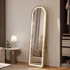 UnboxG LED Ganzkörperspiegel 150x40 cm, Bogenspiegel mit Produktbild-Vorschau 3