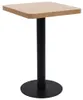 vidaXL Bistro stôl svetlo hnedý 50x50 cm MDF Náhľad obrázku produktu 7