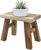 2.05 Sgabello/panca in legno di teak - circa 21 x 16 x 12 Anteprima dell’immagine prodotto 1