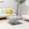 vidaXL Couchtisch Betongrau 57x57x30 cm Holzwerkstoff Voir les images du produit 2