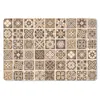 MuchoWow® Schreibtischunterlage Design - Blumen - Braun - Produktbild-Vorschau 1